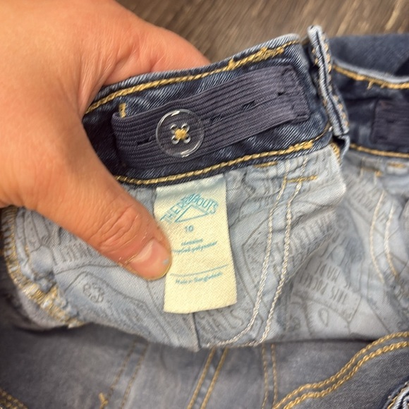 Girls bootcut dark denim jeans size 10 Thereabouts brand - Picture 4 of 4